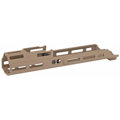 Kinetic Development Group, LLC SCAR MREX M-Lok MKII Handguard | 4.25" | Fits SCAR 16s/17s | Includes 2 M-Lok Pic Rail Sections | Flat Dark Earth | MRX5-MK2-130