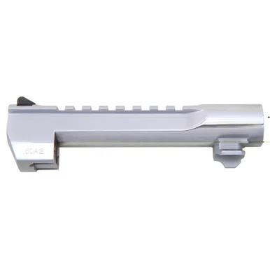 Magnum Research Barrel | .50 Action Express | 6" | Picatinny Accessory Rail | Fits Desert Eagle MK XIX 50AE | Brushed Chrome Finish | Silver | BAR506BC