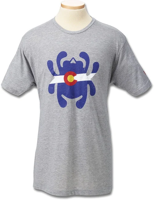 Mens T-Shirt Colorado Flag XL