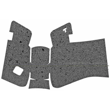 TALON Grips Inc Rubber | Grip | Adhesive Grip | Fits Glock 19 Gen 5 MOS (No Backstrap) 19 | 23 | 25 | 32 | 38 Gen5 (No Backstrap) | Black | 382R