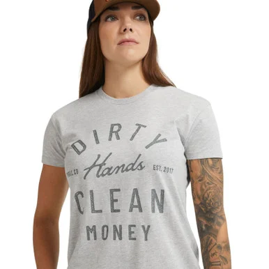 Troll Co. Ladies Gray DHCM Juno Short Sleeve T-Shirt