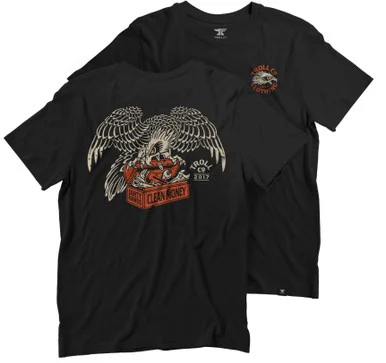 Troll Co. Men's Black DHCM Eagle Eye Short Sleeve T-Shirt