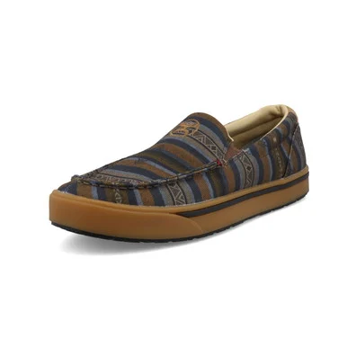 Twisted X Mens Hooey Brown & Grey Slip-On Loper